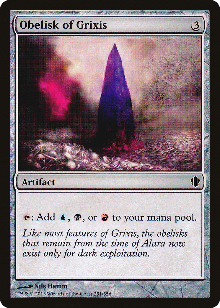 Image of Obelisk of Grixis (C13-251) - Commander 2013