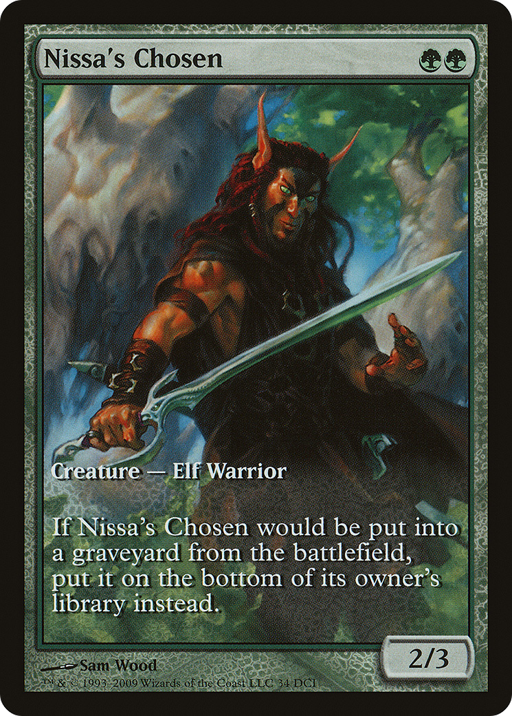 Image of Nissa's Chosen (GAME-034) - DCI Promos