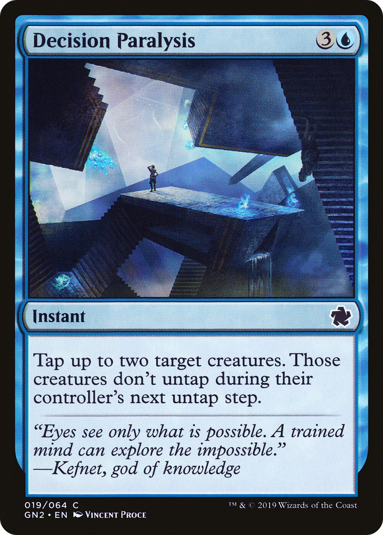 Image of Decision Paralysis (GN2-019) - Game Night 2019
