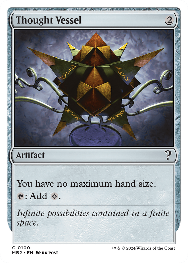 Image of Thought Vessel (White Border) (MB2-100) - Mystery Booster 2