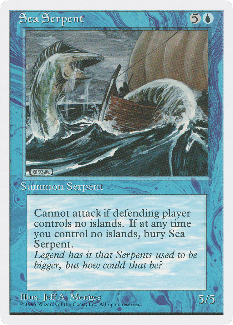 Image of Sea Serpent (4ED-) - Fourth Edition