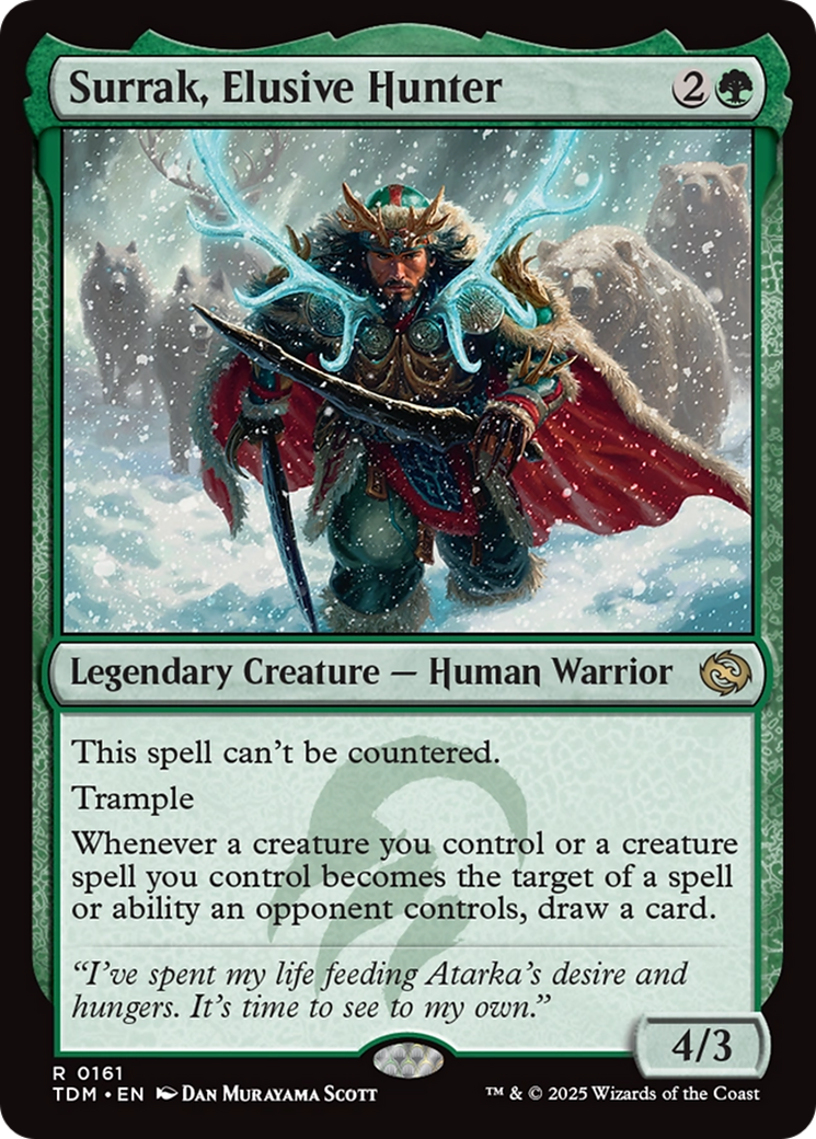 Image of Surrak, Elusive Hunter (TDM-161) - Tarkir: Dragonstorm