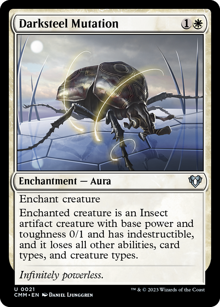 Image of Darksteel Mutation (CMM-021) - Commander Masters Foil
