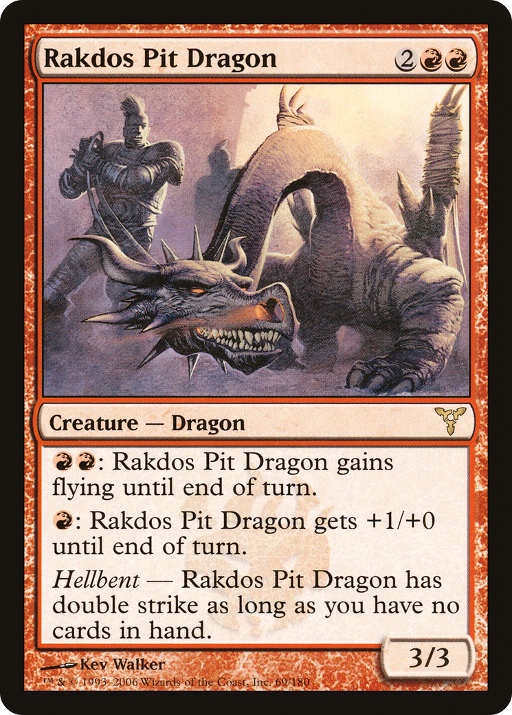 Image of Rakdos Pit Dragon (DIS-069) - Dissension Foil