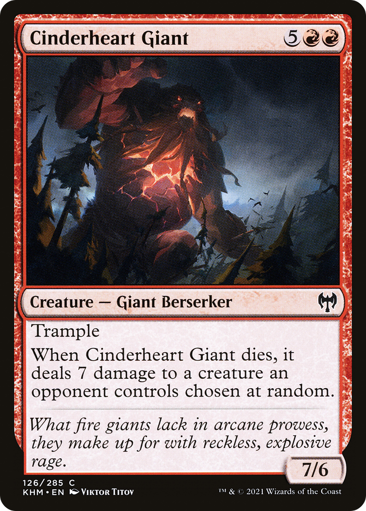 Image of Cinderheart Giant (KHM-126) - Kaldheim