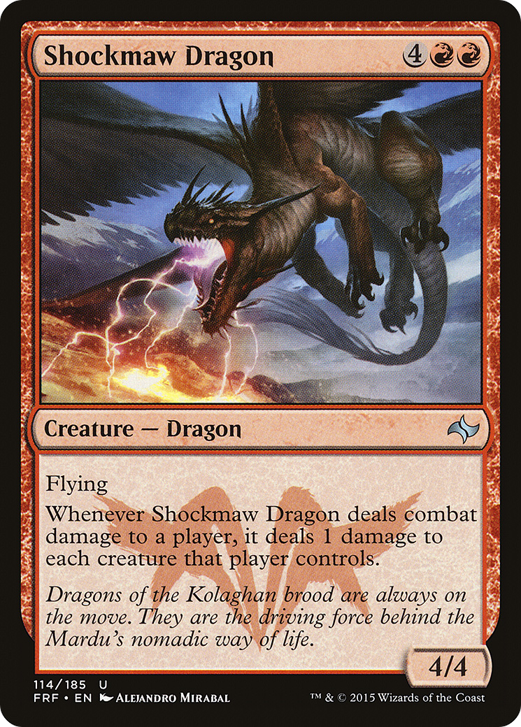 Image of Shockmaw Dragon (FRF-114) - Fate Reforged