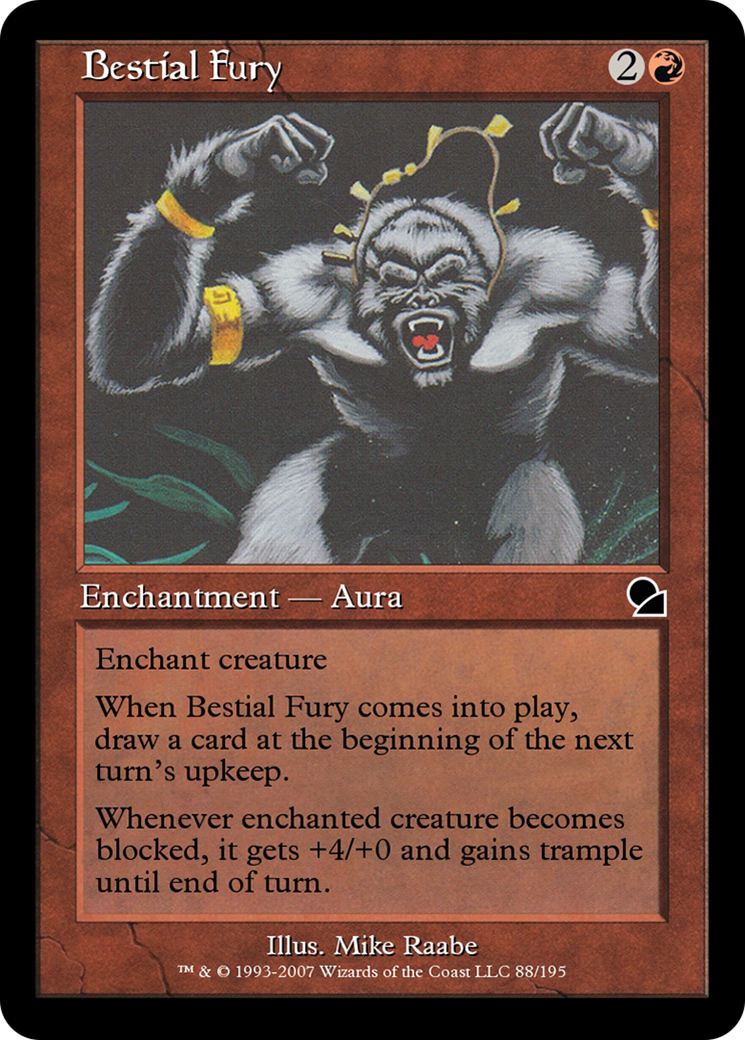 Image of Bestial Fury (ME1-088) - Masters Edition Foil