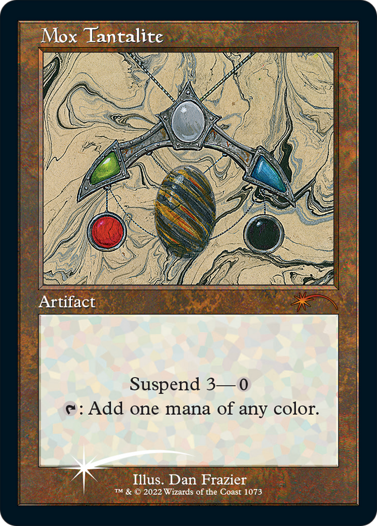 Image of Mox Tantalite (SLD-1073) - Secret Lair Drop Etched Foil