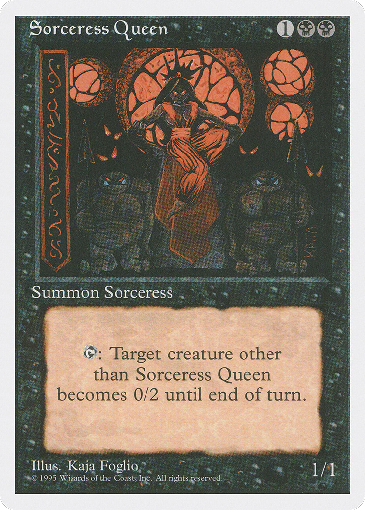 Image of Sorceress Queen (4ED-) - Fourth Edition