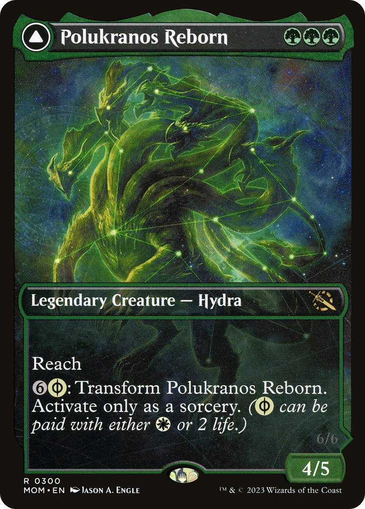 Image of Polukranos Reborn (Showcase) (MOM-300) - March of the Machine: (Showcase) Foil