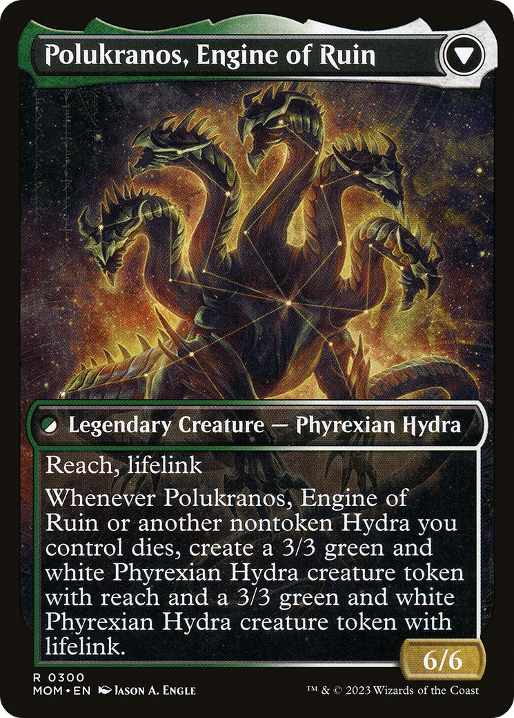 Image of Polukranos Reborn (Showcase) (MOM-300) - March of the Machine: (Showcase) Foil