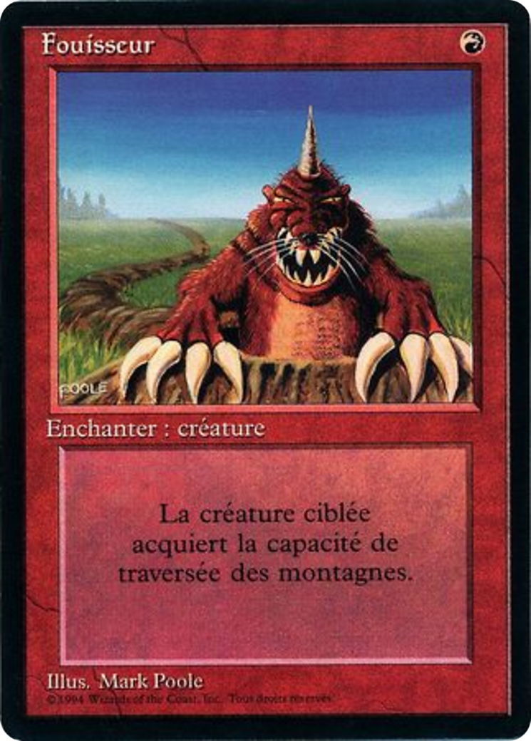 Image of Burrowing (FBB-) - Foreign Black Border