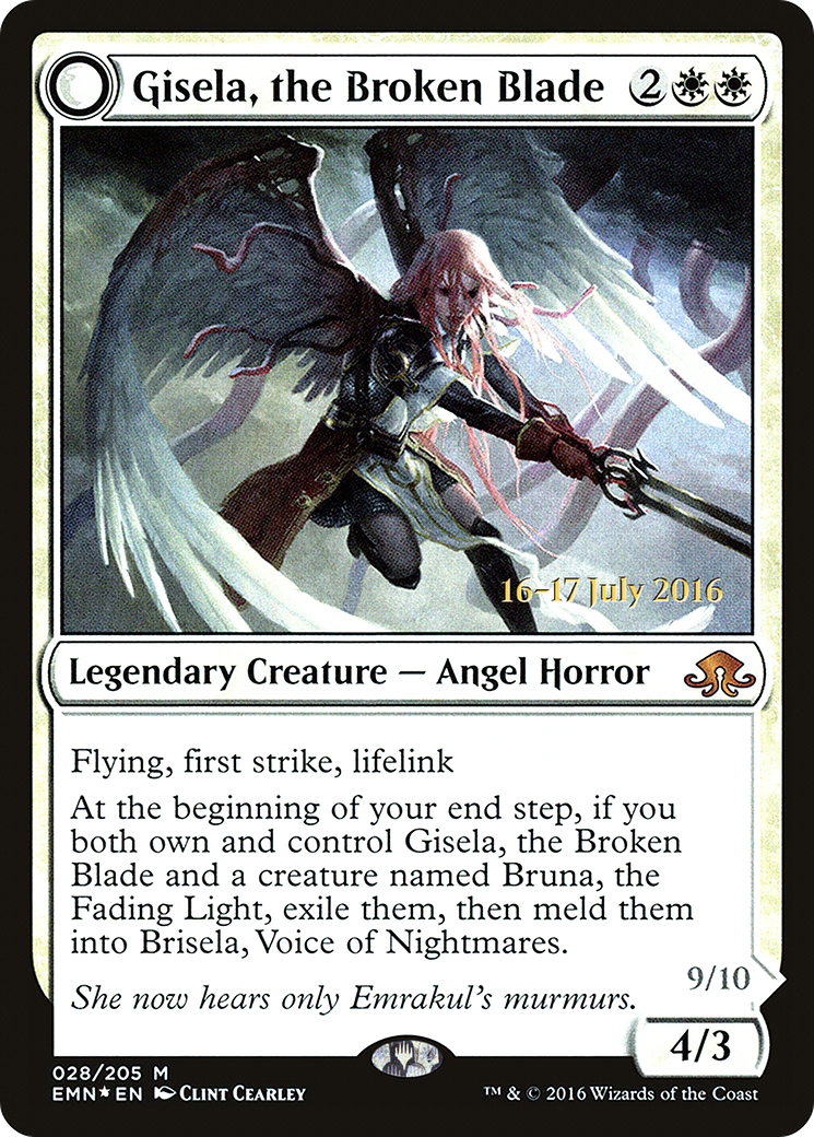 Image of Gisela, the Broken Blade (PRE-028) - Eldritch Moon Promos: (mooneldrazidfc) Foil