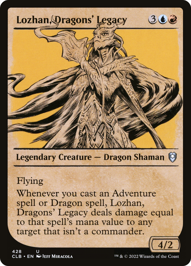 Image of Lozhan, Dragons' Legacy (Showcase) (CLB-428) - Commander Legends: Battle for Baldur's Gate: (Showcase)