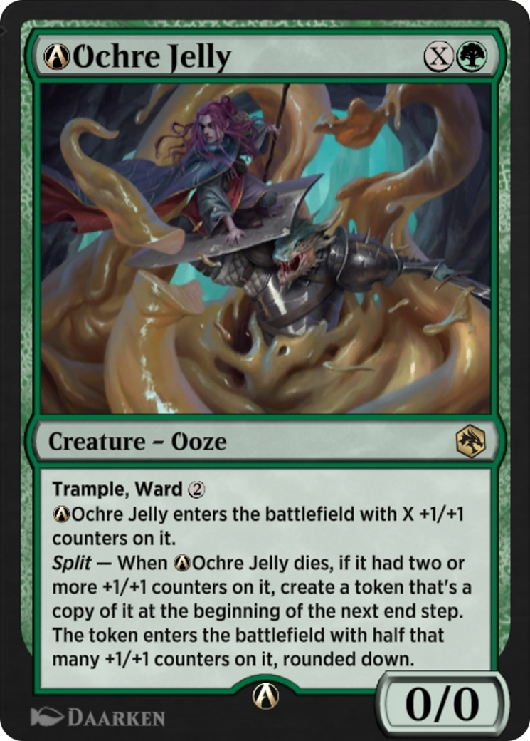 Image of A-Ochre Jelly (AFR-A-196) - Adventures in the Forgotten Realms