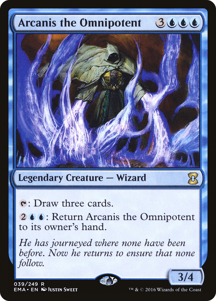 Image of Arcanis the Omnipotent (EMA-039) - Eternal Masters Foil