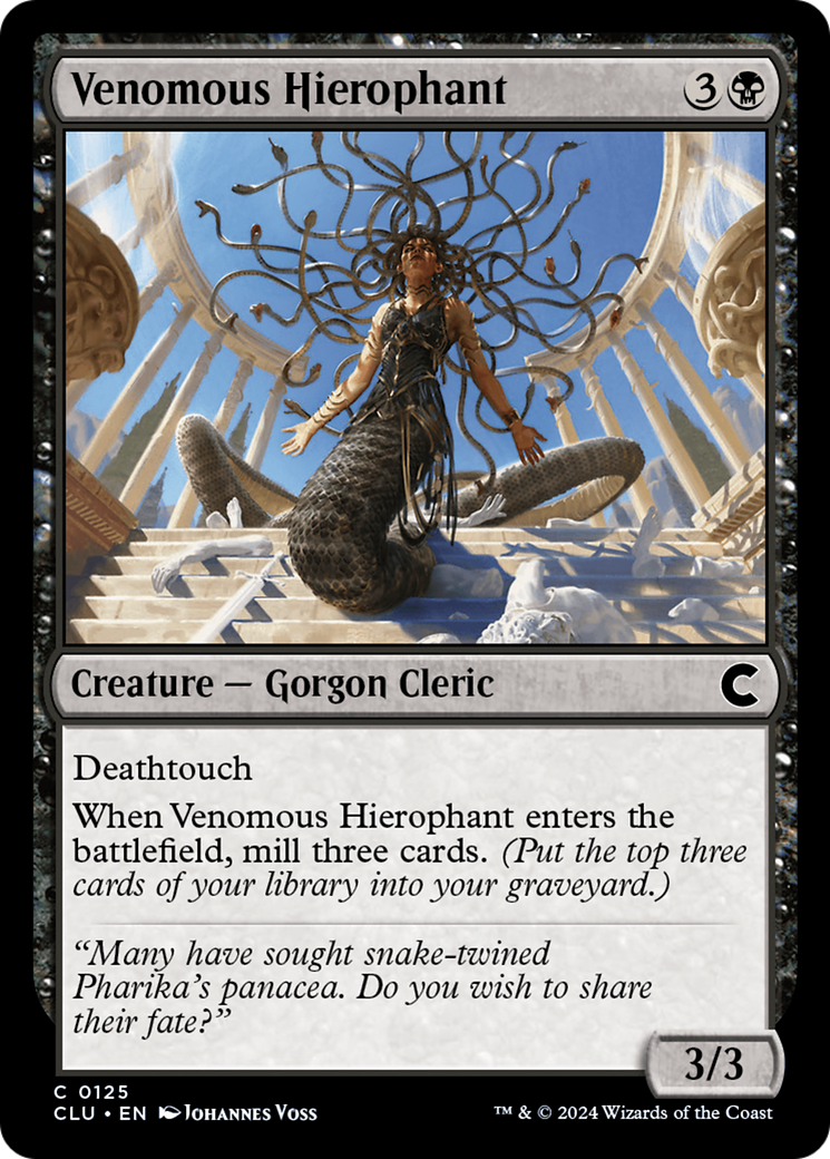 Image of Venomous Hierophant (CLU-125) - Ravnica: Clue Edition