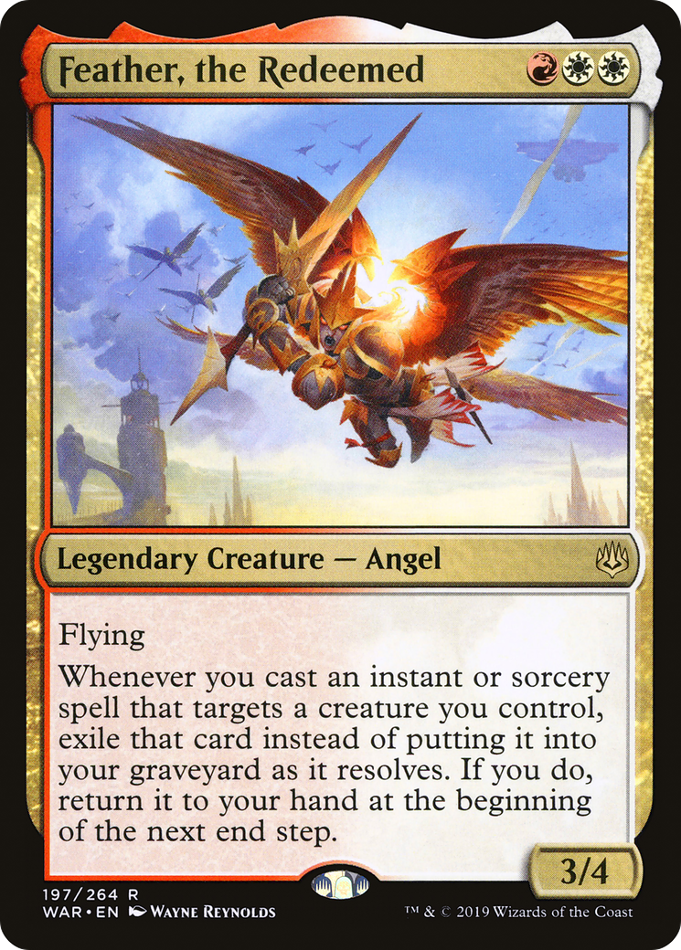 Image of Feather, the Redeemed (WAR-197) - War of the Spark