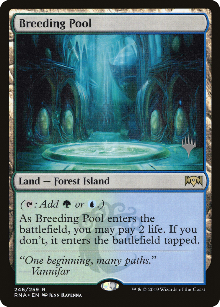 Image of Breeding Pool (PPELD-246) - Ravnica Allegiance Promos Foil