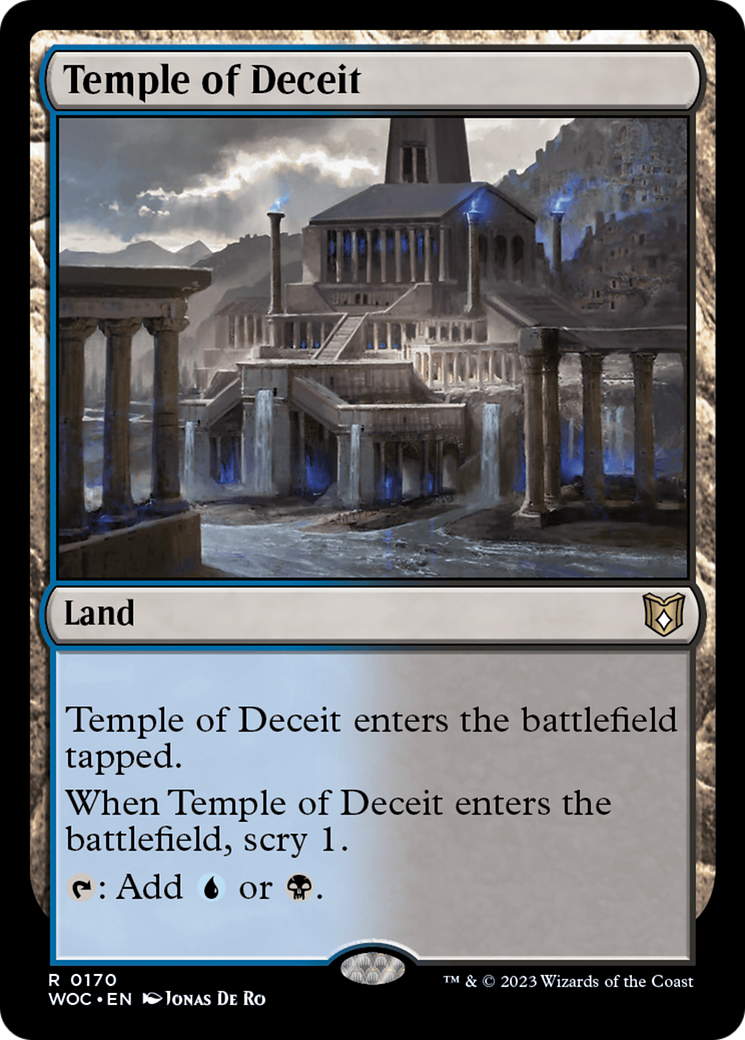 Image of Temple of Deceit (WOC-170) - Wilds of Eldraine Commander
