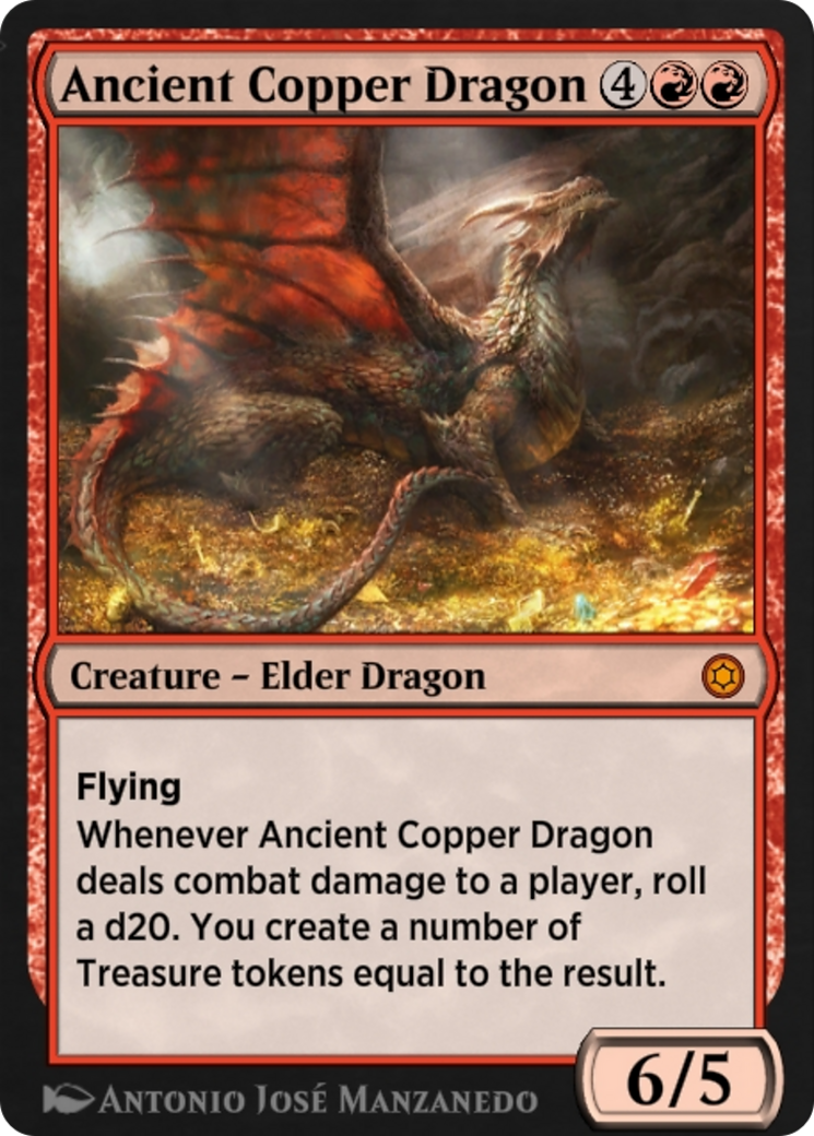 Image of Ancient Copper Dragon (HBG-174) - Alchemy Horizons: Baldur's Gate