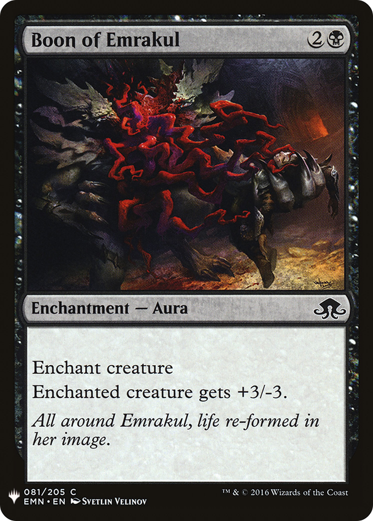 Image of Boon of Emrakul (LIST-EMN-81) - The List