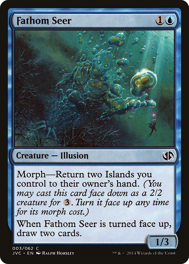 Image of Fathom Seer (DD3-003) - Duel Decks Anthology: Jace vs. Chandra