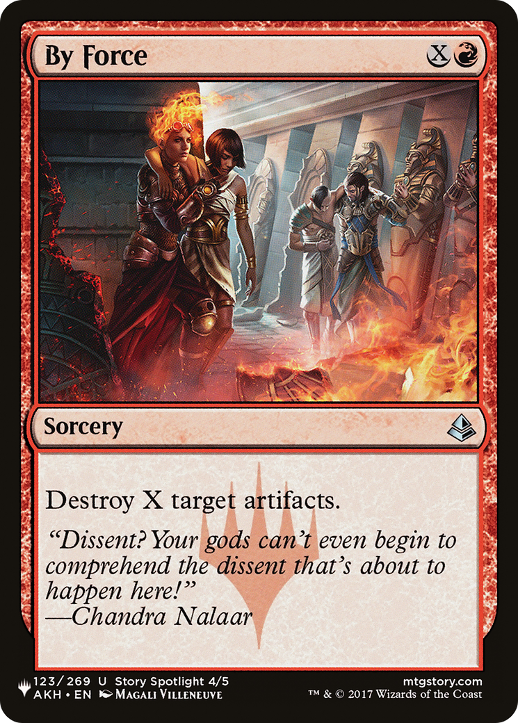Image of By Force (LIST-AKH-123) - The List