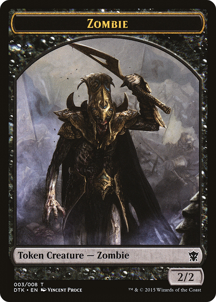 Image of Zombie Token (DTK-003) - Dragons of Tarkir Tokens