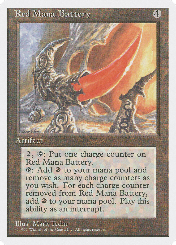 Image of Red Mana Battery (4ED-) - Fourth Edition