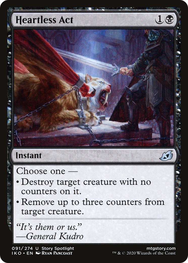 Image of Heartless Act (IKO-091) - Ikoria: Lair of Behemoths Foil