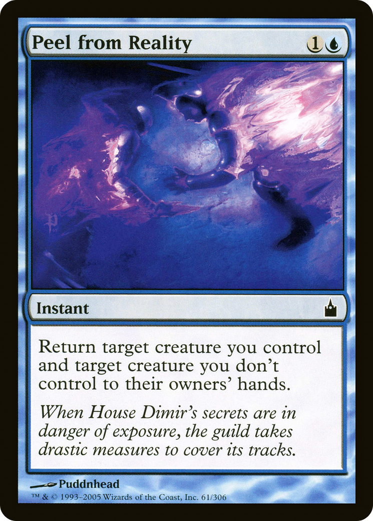 Image of Peel from Reality (RAV-061) - Ravnica: City of Guilds Foil