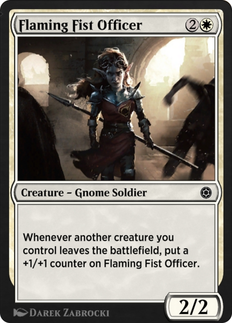Image of Flaming Fist Officer (HBG-089) - Alchemy Horizons: Baldur's Gate