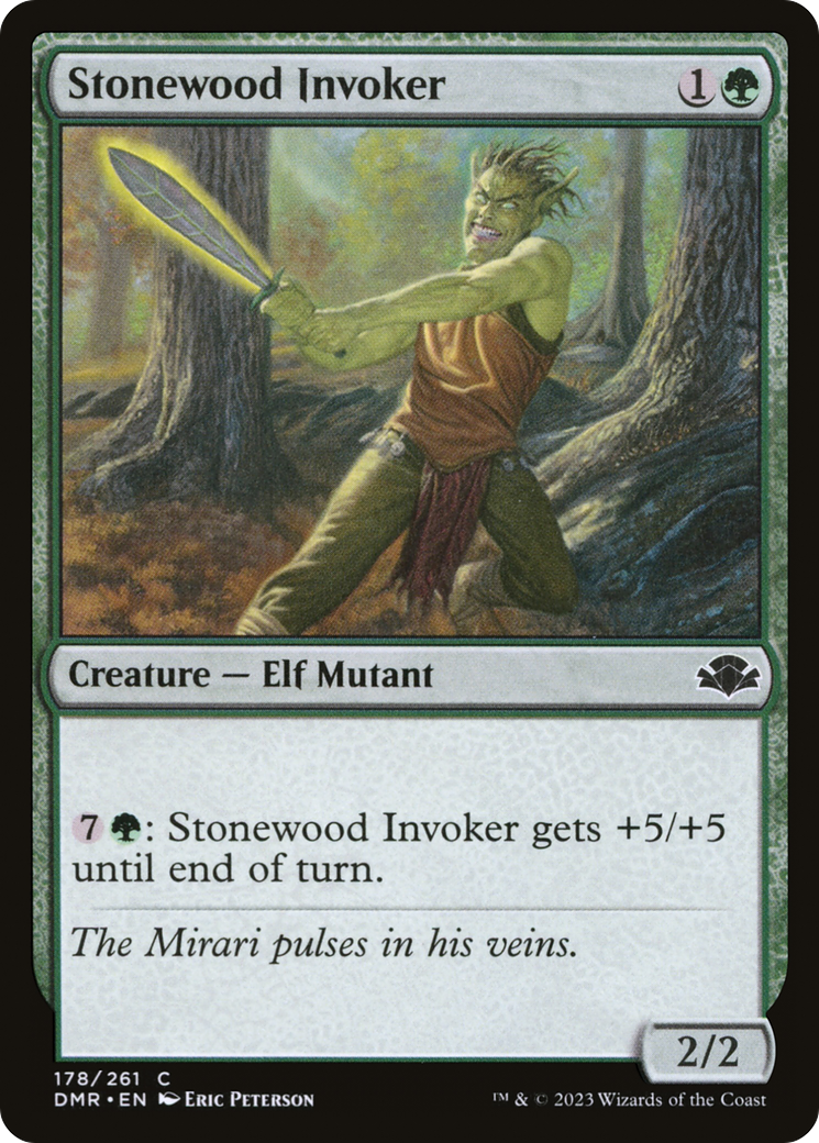 Image of Stonewood Invoker (DMR-178) - Dominaria Remastered Foil