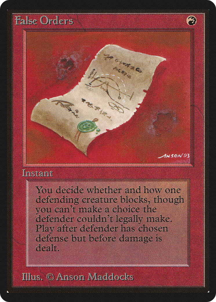 Image of False Orders (LEB-) - Limited Edition Beta