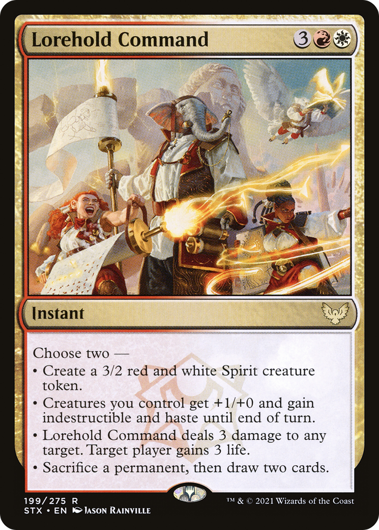 Image of Lorehold Command (STX-199) - Strixhaven: School of Mages Foil