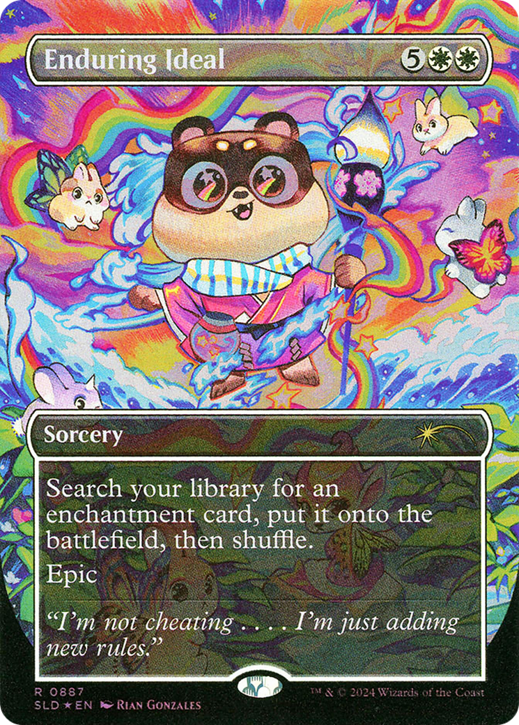 Image of Enduring Ideal (SLD-887) - Secret Lair Drop (Borderless) Foil