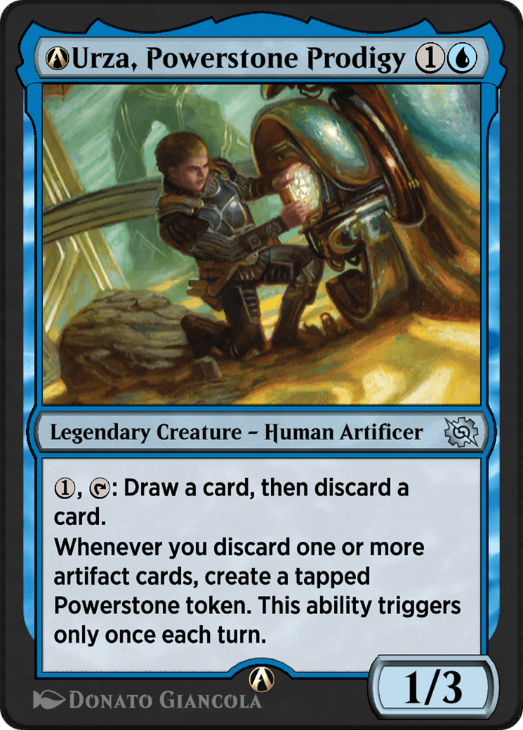 Image of A-Urza, Powerstone Prodigy (BRO-A-69) - The Brothers' War
