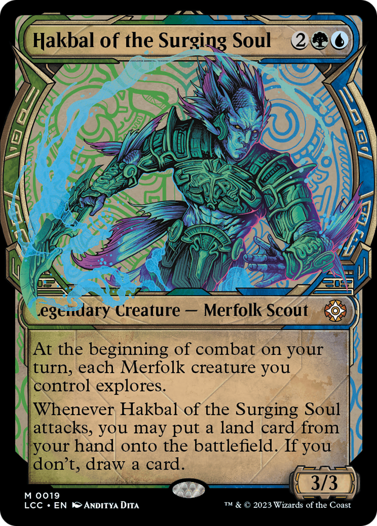 Image of Hakbal of the Surging Soul (Showcase) (LCC-019) - The Lost Caverns of Ixalan Commander: (Showcase)