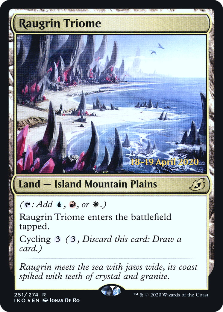 Image of Raugrin Triome (PRE-251) - Ikoria: Lair of Behemoths Promos Foil