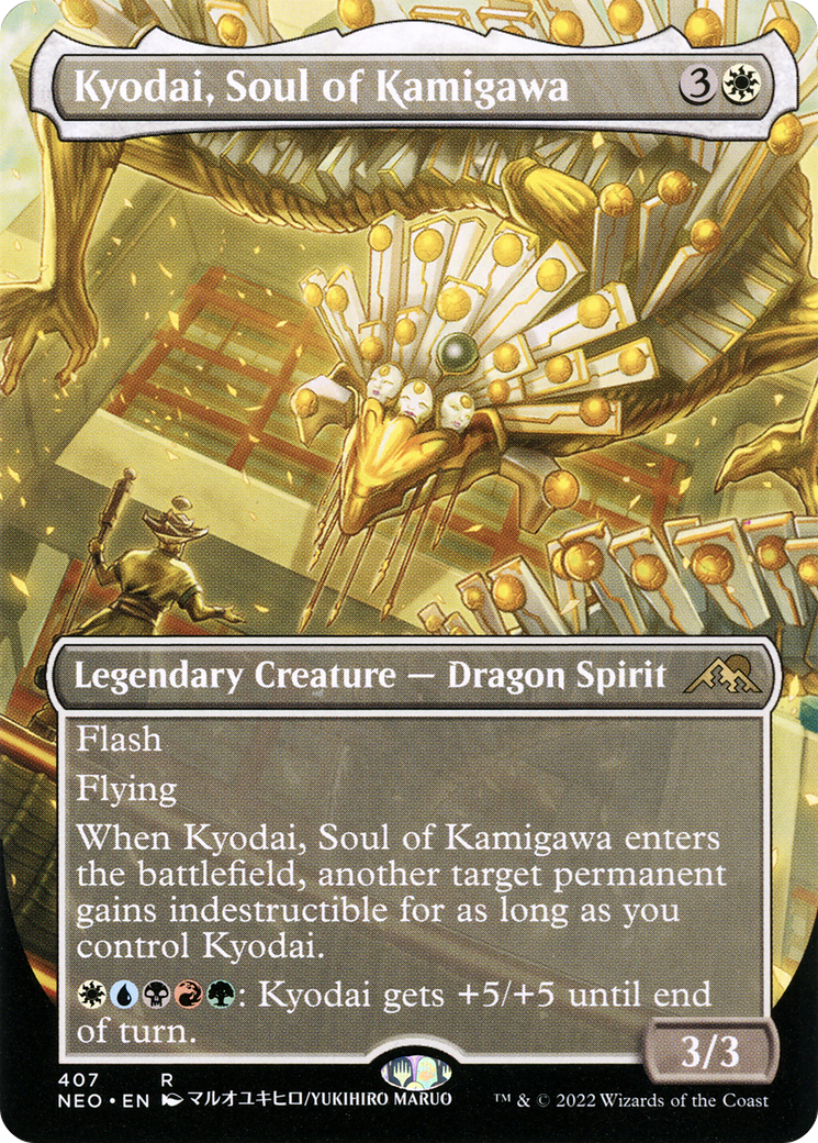 Image of Kyodai, Soul of Kamigawa (Borderless) (NEO-407) - Kamigawa: Neon Dynasty (Borderless)