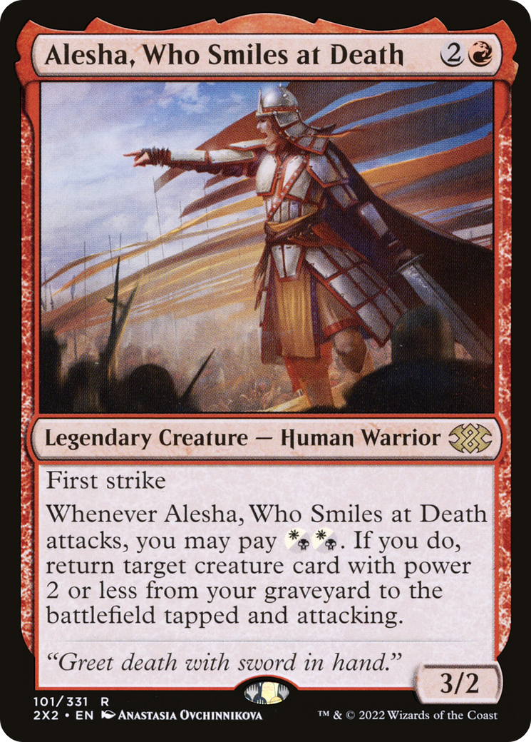 Image of Alesha, Who Smiles at Death (2X2-101) - Double Masters 2022