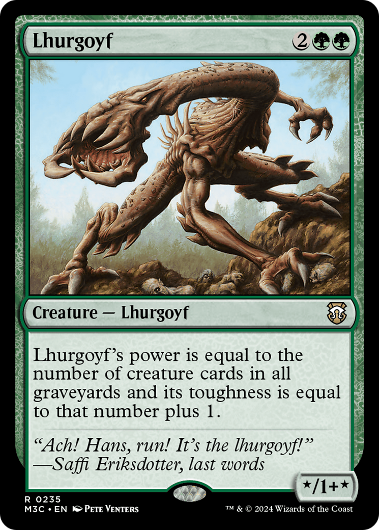 Image of Lhurgoyf (M3C-235) - Modern Horizons 3 Commander