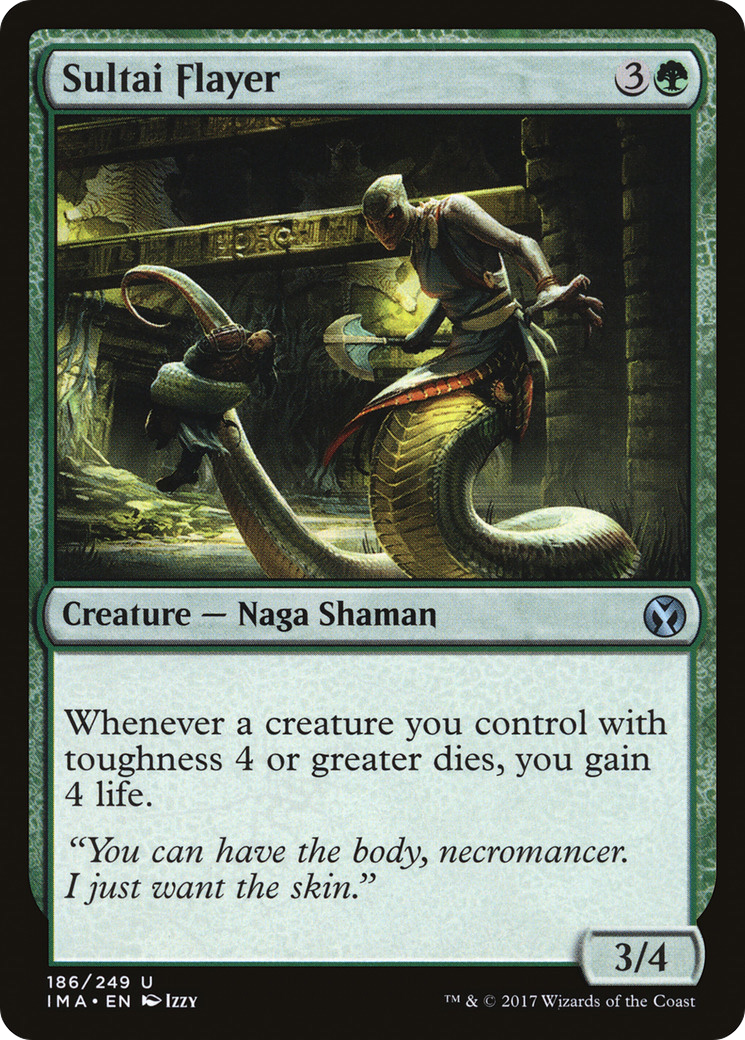 Image of Sultai Flayer (IMA-186) - Iconic Masters Foil