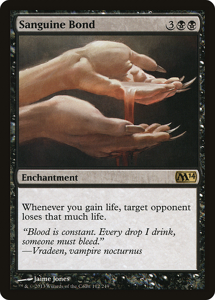 Image of Sanguine Bond (M14-112) - Magic 2014 Foil
