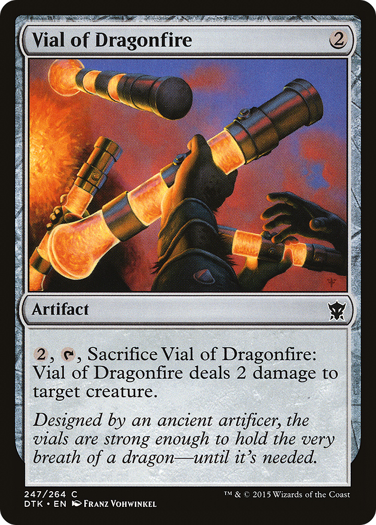 Image of Vial of Dragonfire (DTK-247) - Dragons of Tarkir Foil