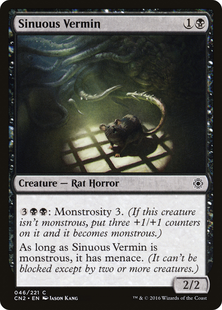 Image of Sinuous Vermin (CN2-046) - Conspiracy: Take the Crown Foil
