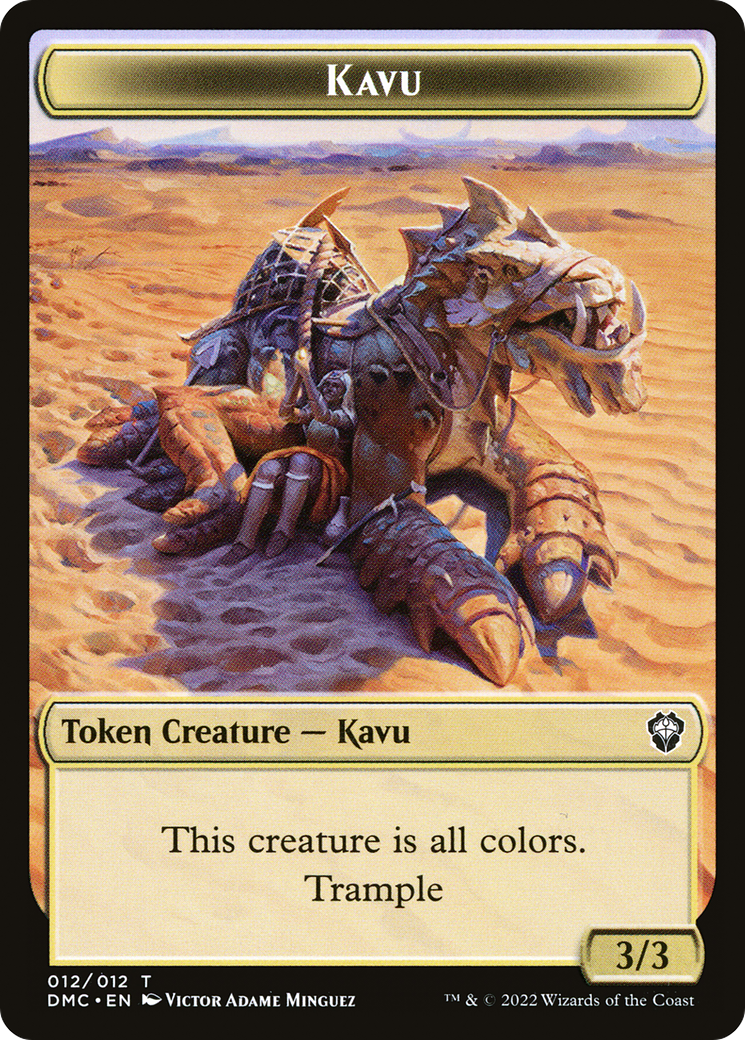 Image of Kavu (TDMC-012) - Dominaria United Commander Tokens