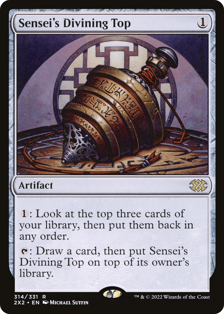 Image of Sensei's Divining Top (2X2-314) - Double Masters 2022