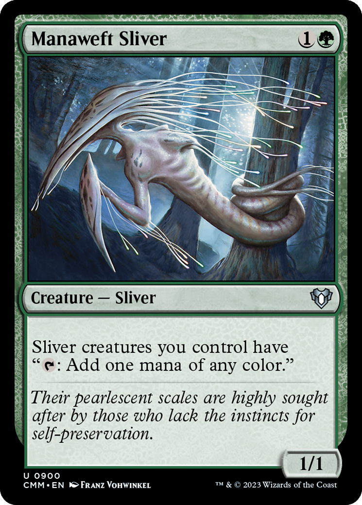 Image of Manaweft Sliver (CMM-900) - Commander Masters